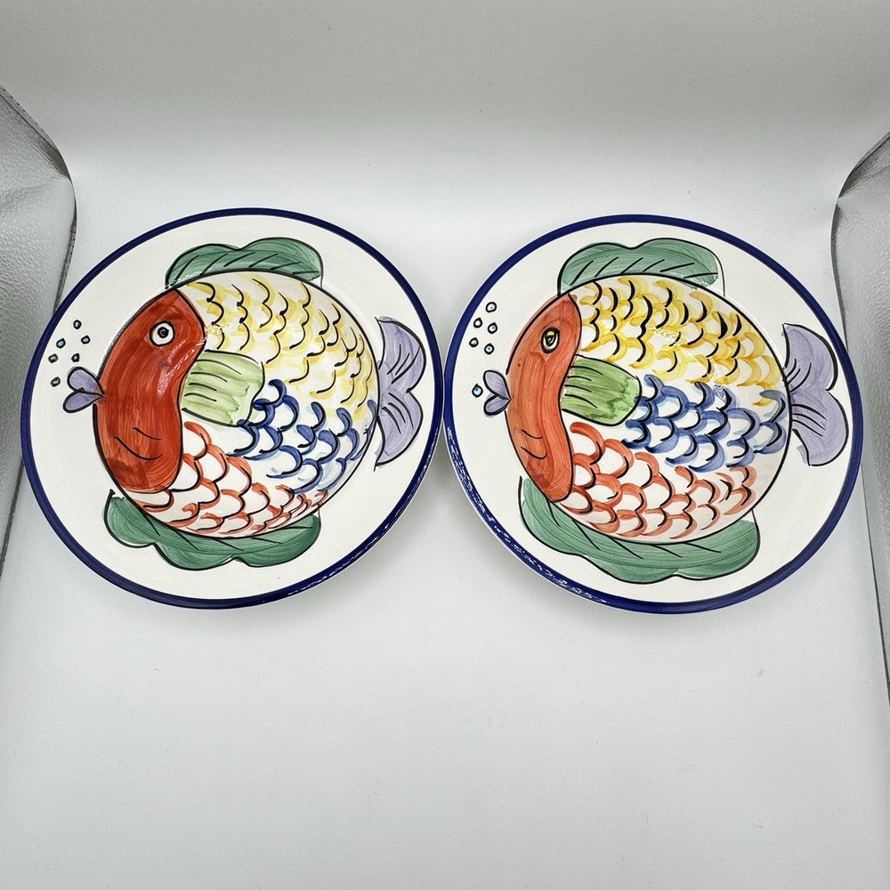 Pescada Tabletops Unlimited Shallow‎ Fish Bowl 9" Soup Bowls